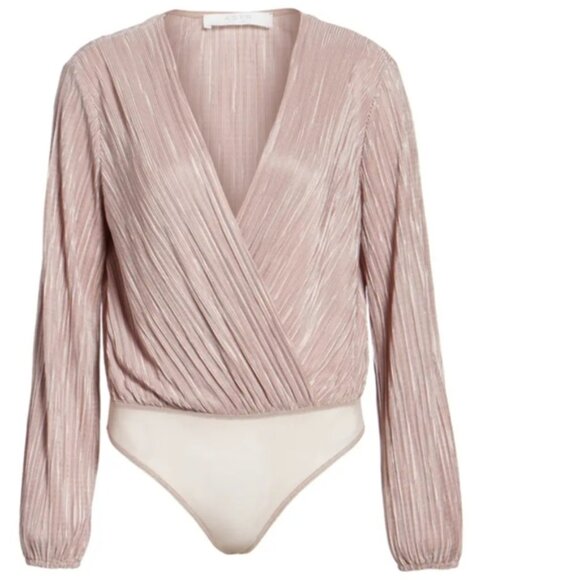 Astr the label green pleated bodysuit - Picture 4 of 14